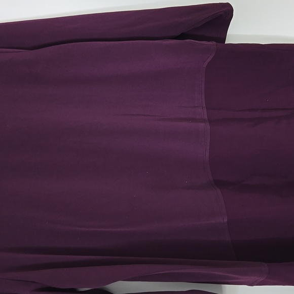 Purple Chiffon Hem Tunic - Picture 3 of 5